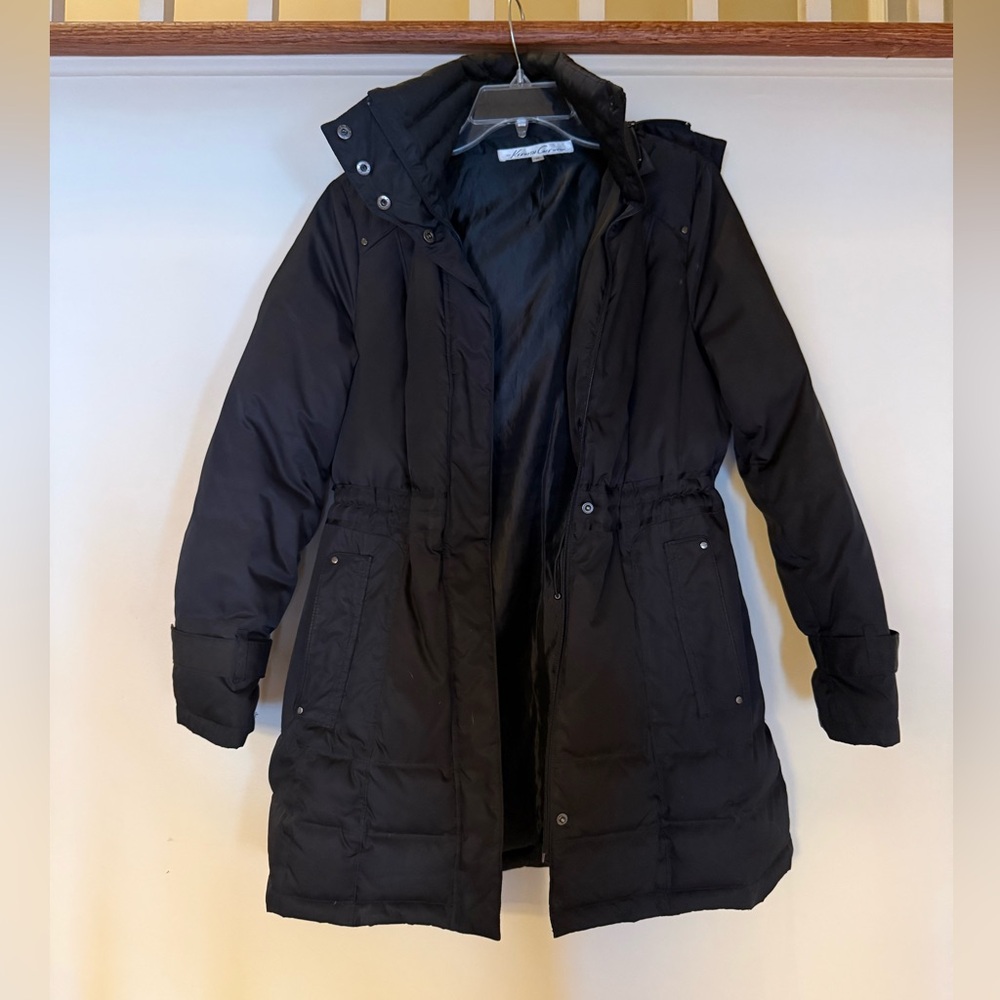 Kenneth Cole New York Black Jacket With Removeable Hood (Size M)